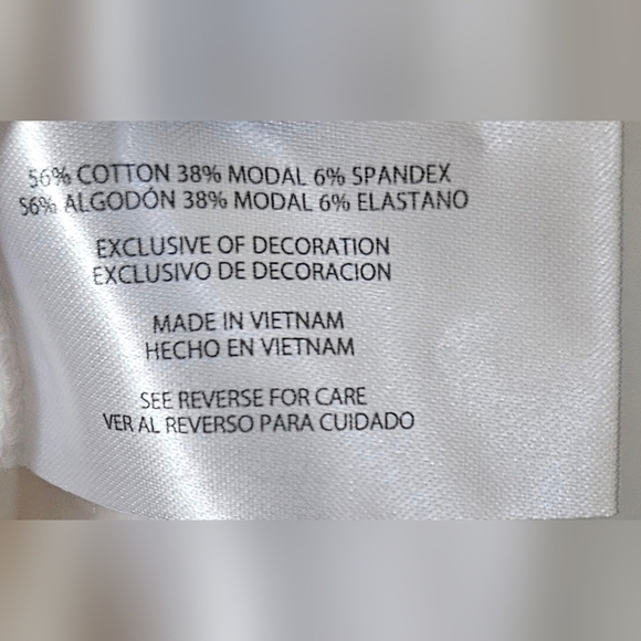 Banana Republic V-Neck Cotton Modal Blend Short Sleeve Top Women L - Picture 4 of 4